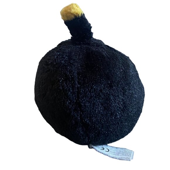 Angry Birds 7" Black Bird/Bomb Bird Stuffed Character-2010-GUC - Picture 2 of 4